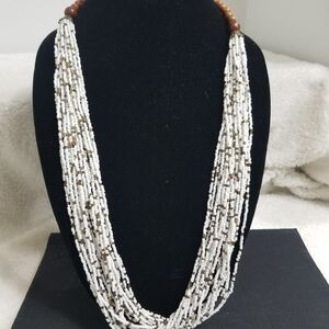 Multi-strand Glass Seed Bead Necklace